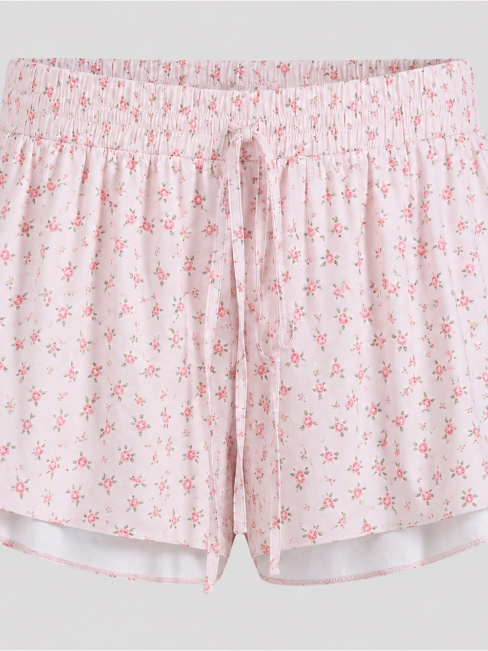 Women’s Pink Floral Athletic Shorts